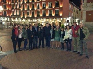 Noche en Valladolid con asistentes Jornadas Mediación